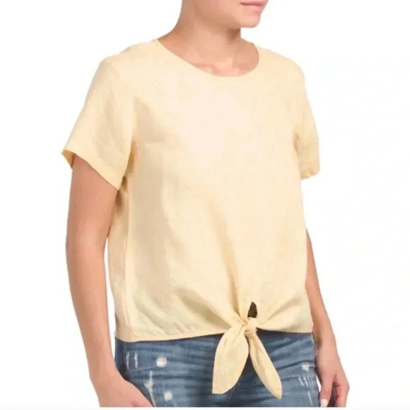 Rachel Zoe front tie top - Picture 5 of 5